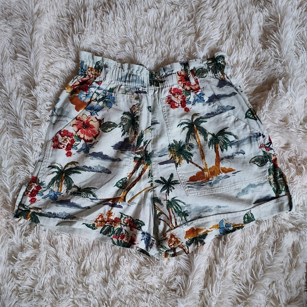 Dad Hawaiin Print Shorts